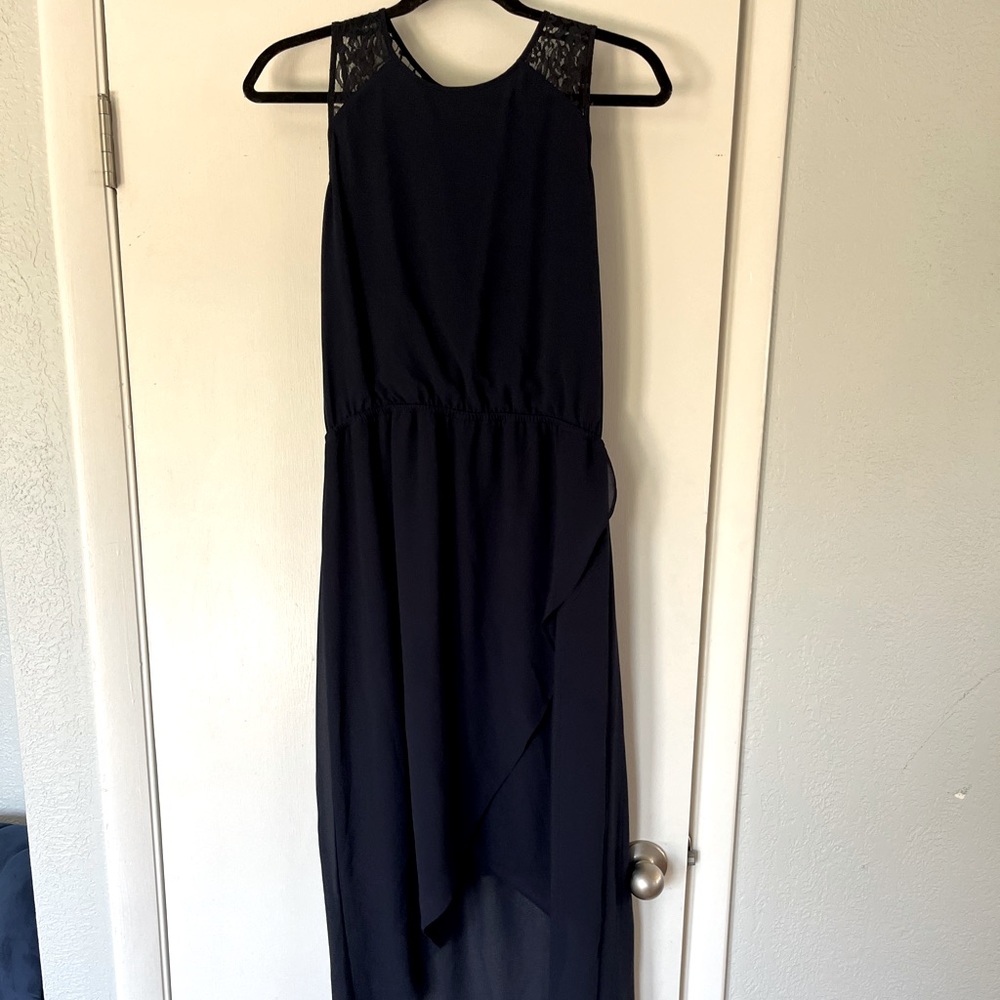 The Limited navy high low dress. Size medium